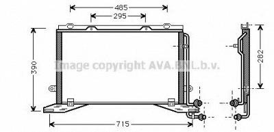 AVA QUALITY COOLING msa5268 -  Конденсатор, кондиционер
